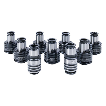 Portapinzas SFX GT12 JIS, 9 piezas, pinzas de roscado JIS, aplicables a máquinas de roscado eléctricas M16R