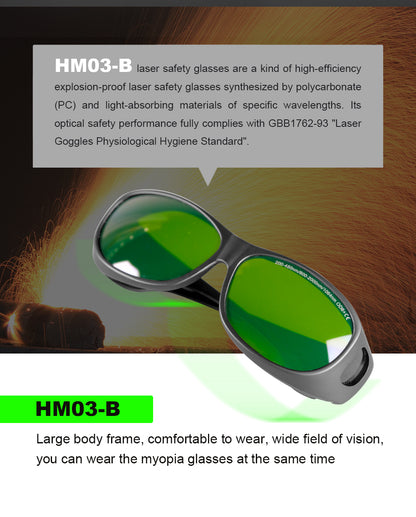 Gafas de seguridad láser profesionales SFX Gafas de protección láser para máquinas de soldadura/limpieza láser