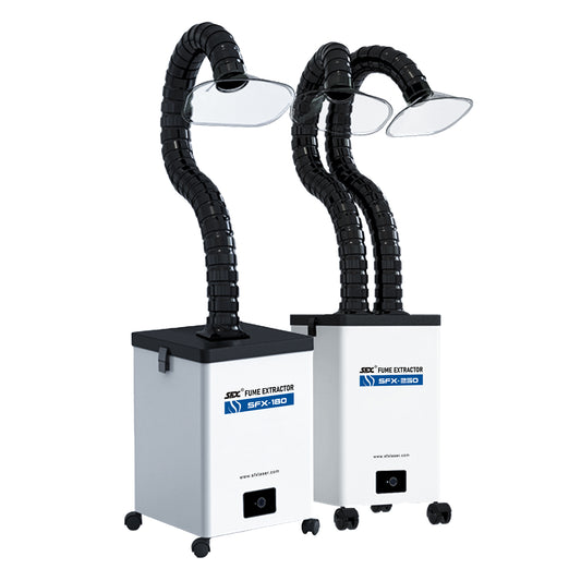 LYXCTECH Fume Extractor 80W/135W With 3 Stage Air Filter Soldering Smoke Absorber