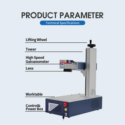 LYXCTECH Intergrated Fiber Laser Marker Laser Engraver JPT 20W/30W - LYXCTECH