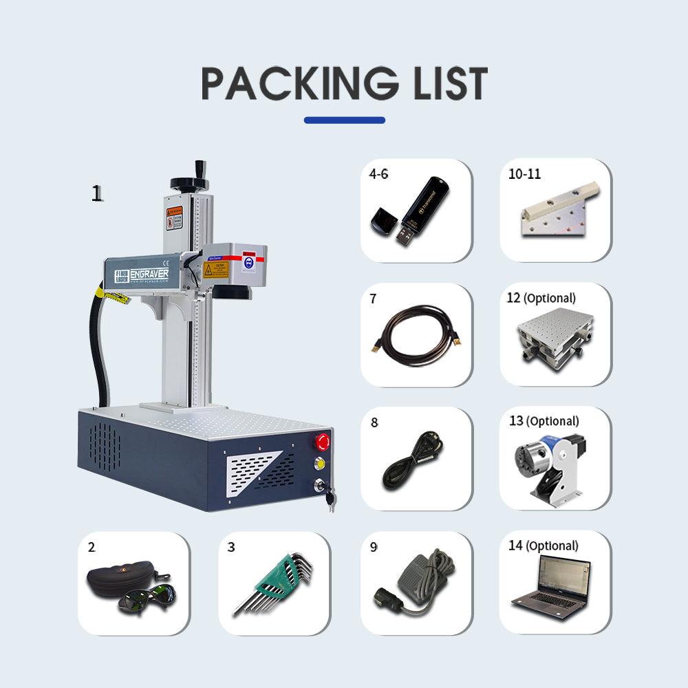 LYXCTECH Intergrated Fiber Laser Marker Laser Engraver JPT 20W/30W - LYXCTECH