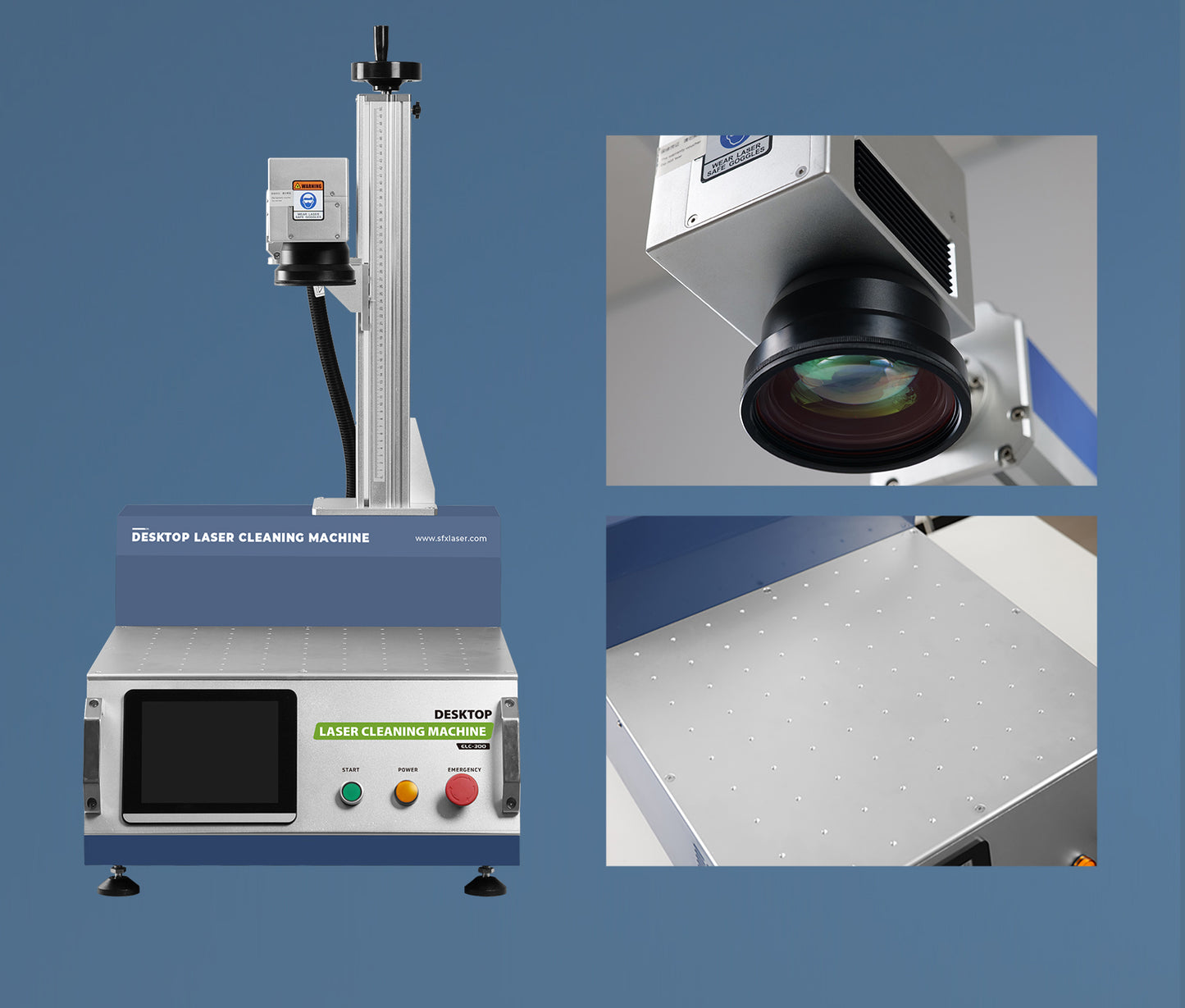 LYXCTECH Pulsed Laser Cleaning Machine Desktop Design Laser Machine for Cleaning and Welding 200W/300W