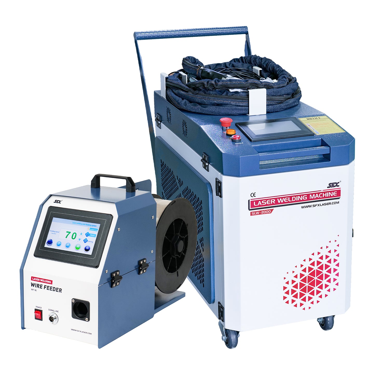 US-Lager LYXCTECH 2 in 1 Laserschweißgerät zum Schweißen und Reinigen von Schweißnähten 1500 W/2000 W/3000 W