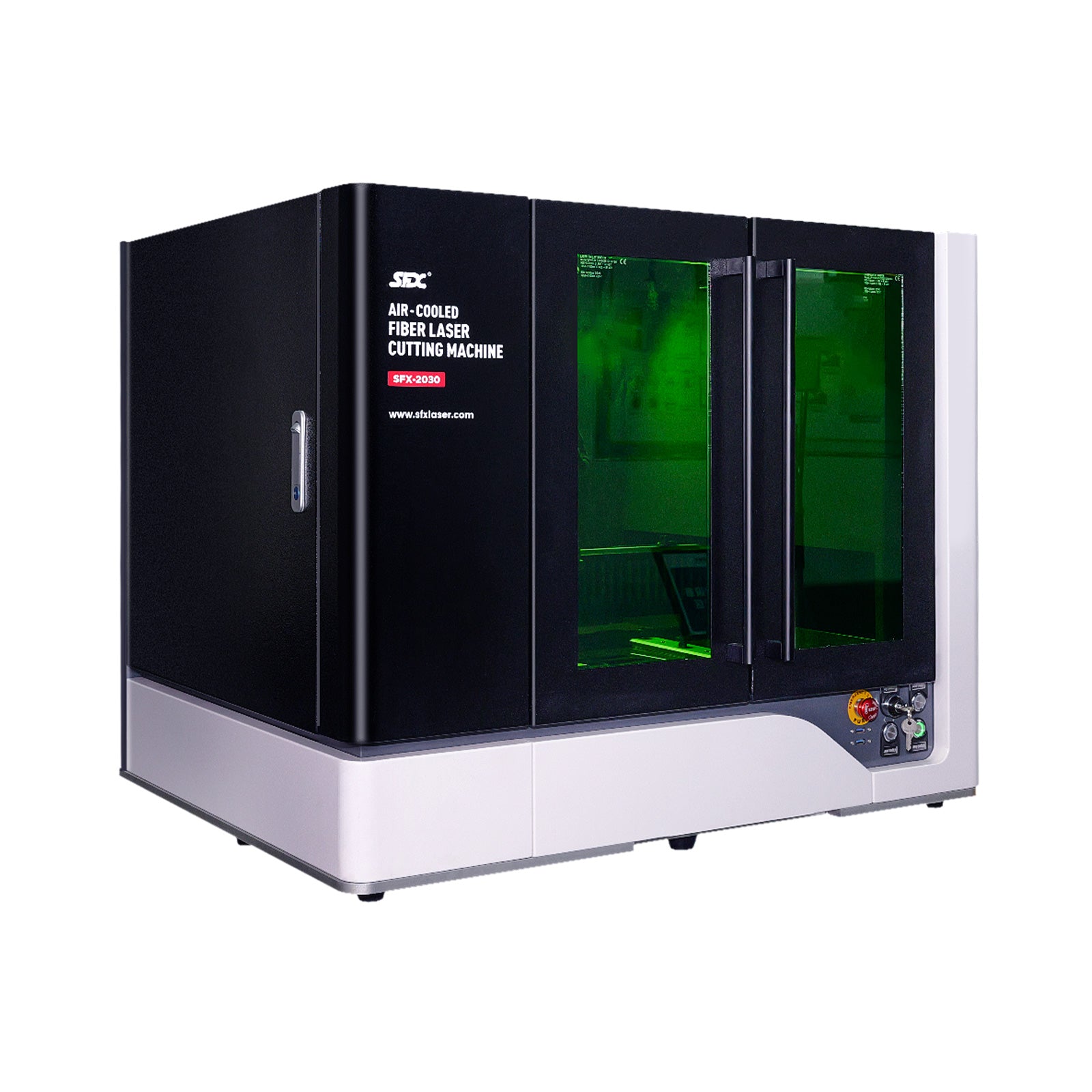 LYXCTECH Air-Cooled Fiber Laser Cutting Machine With 200 * 300mm Worki