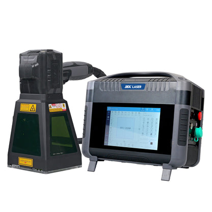LYXCTECH SFX Laser Tragbarer Handfaserlaser-Graviermarker Laserbeschriftungsmaschine MAX 20W/30W/50W 