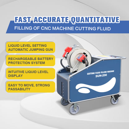 LYXCTECH SUN-200 Cutting Fluid Filling Machine for CNC Machine Tool Use