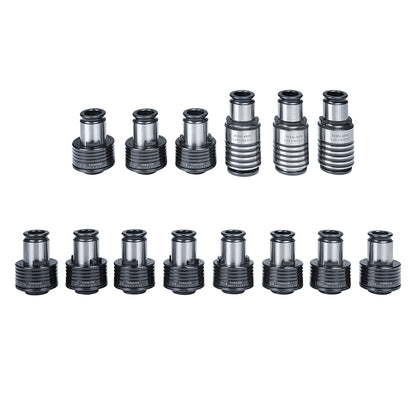 Pinzas de roscado imperiales ANSI SFX TC820, 14 piezas, aptas para máquina de roscado eléctrica M36R
