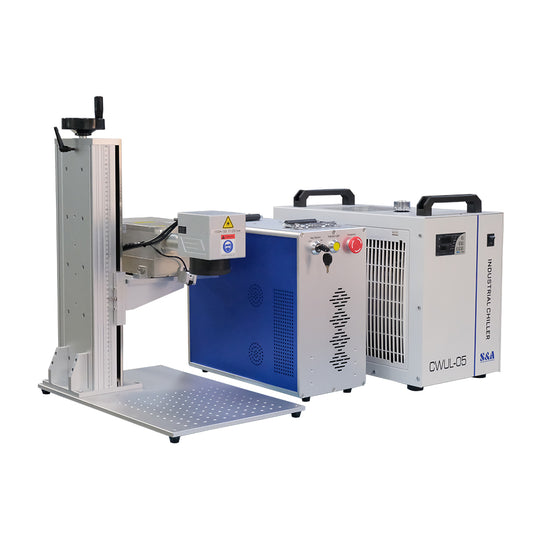 LYXCTECH JPT 3W/5W/10W/15W UV-Lasergravur-Laserbeschriftungsmaschine mit S&amp;A-Wasserkühler