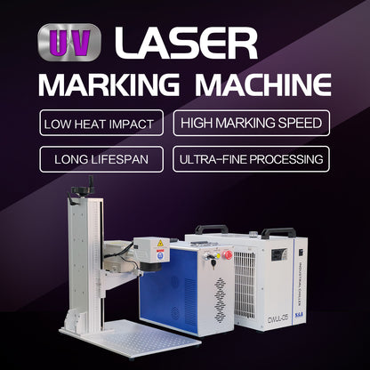 LYXCTECH JPT 3W/5W/10W/15W UV Laser Engraver Laser Marking Machine With S&A Water Chiller
