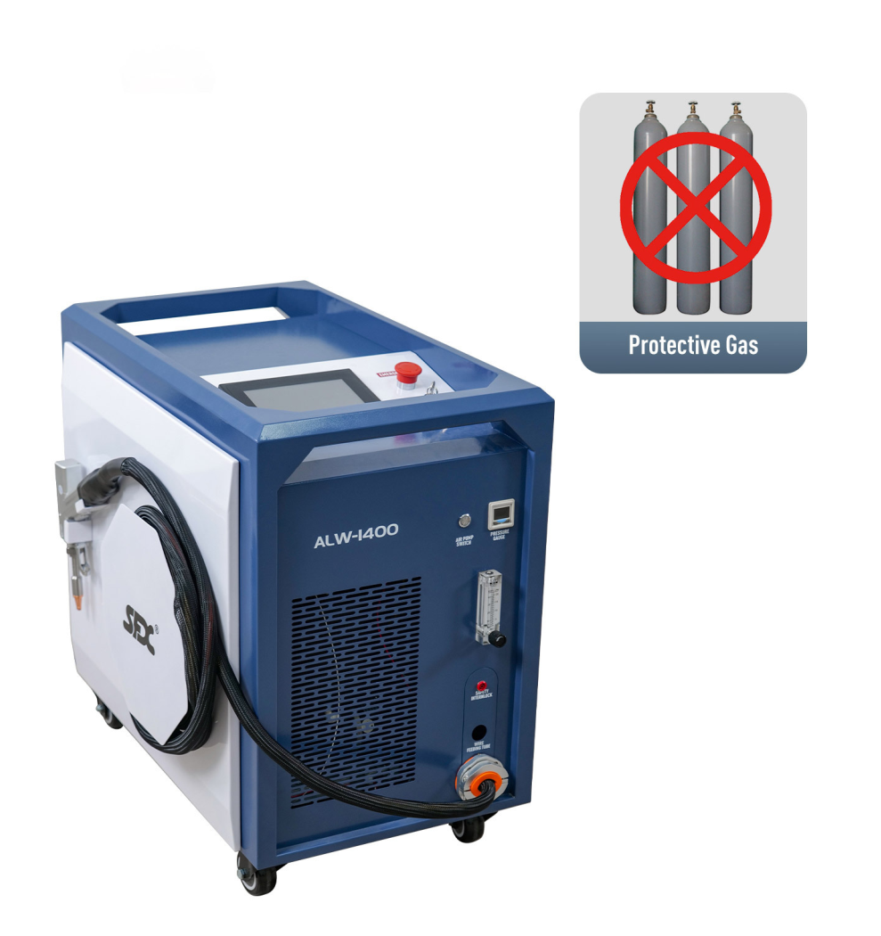 LYXCTECH 1400W Laser Welding Machine Air-cooled With Auto Wire Feeder