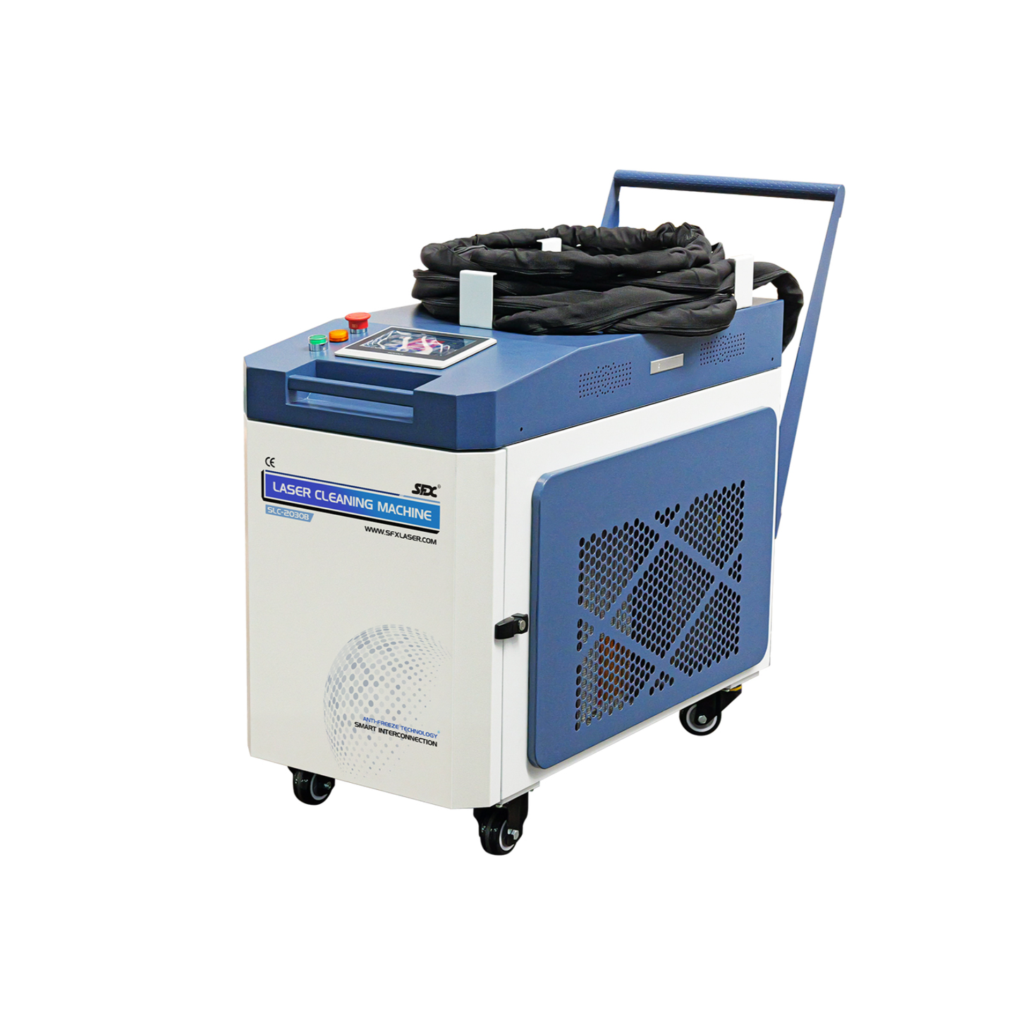 Used US STOCK 2000W Laser Cleaning Machine Double-Wobble Intelligent Laser Gun