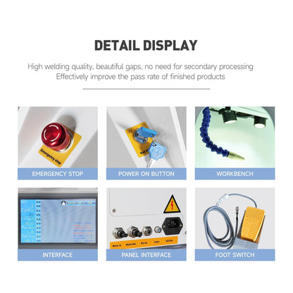LYXCTECH 60W Jewelry Laser Welding Machine Pulse Energy 40J Laser Welding Machine LJW-60 - LYXCTECH